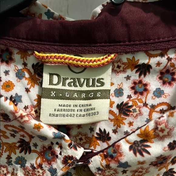 Brown and White Casual Button Down Shirt with Floral Print - Picture 2 of 3